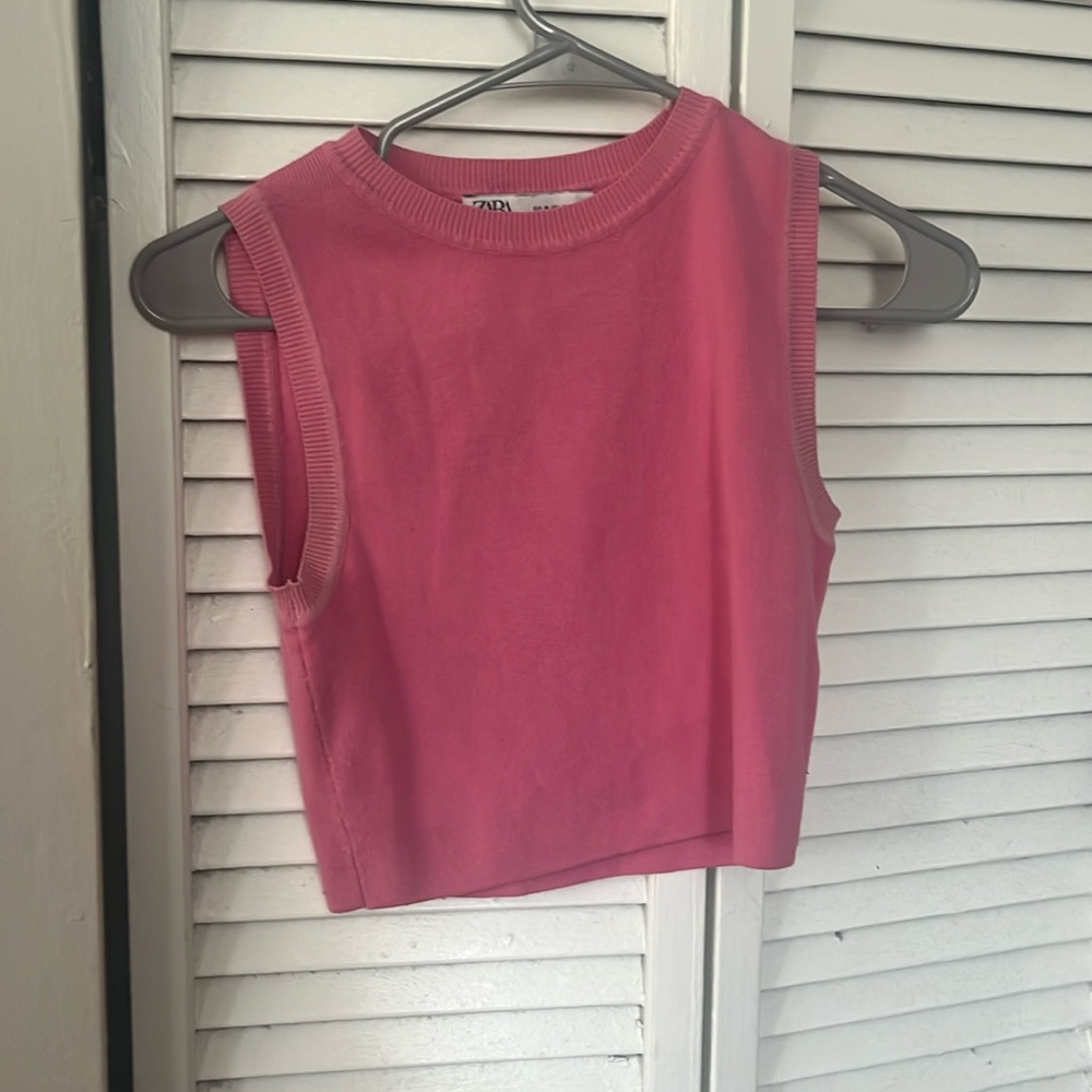 Zara sweater tank